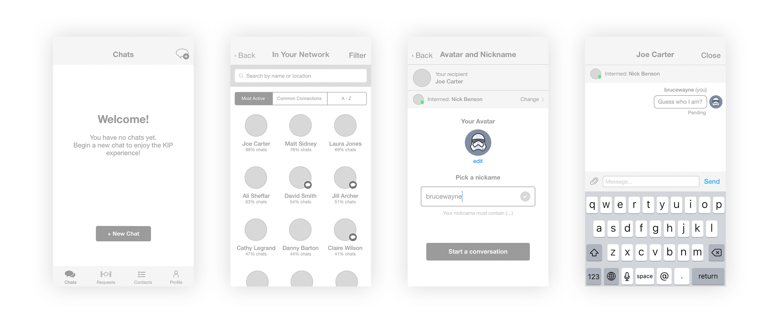 Guroo Wireframes