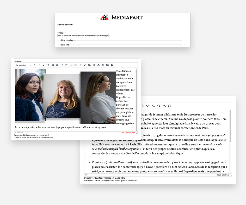 CMS actuel